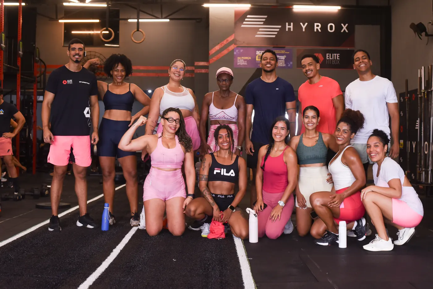 Alunos da Elite Fitbox no box